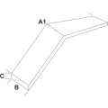Pasarela Pliabila din Aluminiu TREM 230cm