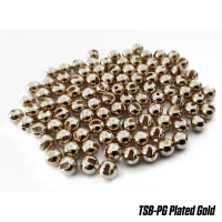 BILE TUNGSTEN SLOTTED BEADS 2.8MM PLATED GOLD 10 buc/plic