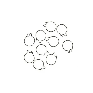 CLIPS VIERMUSI EXTRA CARP MAGGOT CLIPS 6 MM / 10 BUC / PLIC