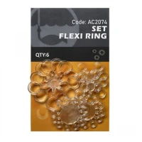 Flexi Ring Orange 5+7+10mm 5 Buc/plic