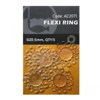 Flexi Ring Orange 5mm 5 buc/plic
