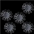 Flexi Ring Orange 5mm 5 buc/plic Flexi Ring Orange 5mm 5 buc/plic