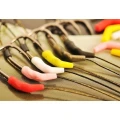 Line Aligner KORDA Kicker Rig Aligner, Pink / Yellow, Marime M, 10buc/pac