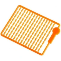 Opritoare Carp Pro Boilie Stops Micro, Orange, 120buc/pac