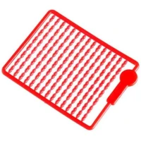 Opritoare Carp Pro Boilie Stops Micro, Red, 120buc/pac