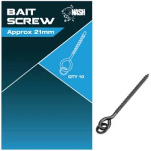 Surub Cu Anou Pentru Momeala Nash Bait Screws Approx 8mm, 10buc/pac Surub Cu Anou Pentru Momeala Nash Bait Screws Approx 8mm, 10buc/pac
