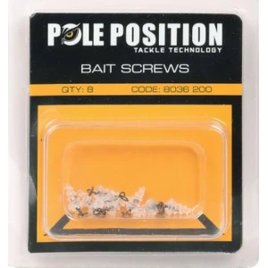 Surub din Plastic Strategy pentru Momeala Pole Position Bait Screw 8buc/blister Surub din Plastic Strategy pentru Momeala Pole Position Bait Screw 8buc/blister