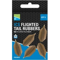 Aripioare PRESTON Ics Flighted Tail Rubbers, 5buc/pac
