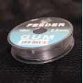 FEEDER GUM TRANSPARENT FL 10M 0.8MM