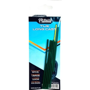 Tija Long Cast IBAITS Verde, 10cm(3mm), 6buc/pac