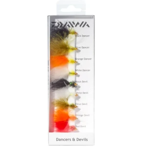Muste DAIWA Fly Pack Dancers and Devils, 9buc/pac Muste DAIWA Fly Pack Dancers and Devils, 9buc/pac
