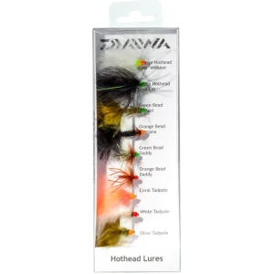 Muste DAIWA Fly Pack Hothead Lures, 9buc/pac