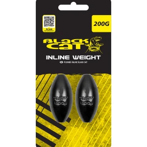 Plumb Somn BLACK CAT Inline Weights, 200g, 2buc/pac