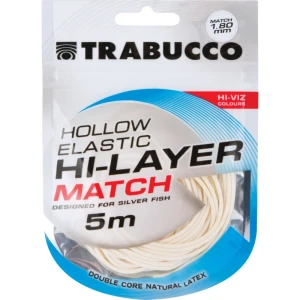 ELASTIC TRABUCCO HI-LAYER HOLLOW MATCH 5M 1.80mm ELASTIC TRABUCCO HI-LAYER HOLLOW MATCH 5M 1.80mm