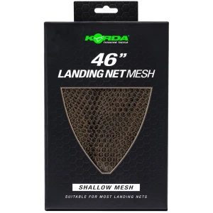 Plasa Minciog KORDA Landing Net Mesh, Shallow Version, 46inch/116cm Plasa Minciog KORDA Landing Net Mesh, Shallow Version, 46inch/116cm