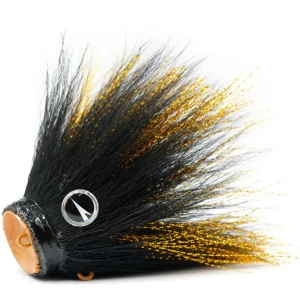 Lead Head VMC Mustache Shallow Baby X1, Black Widow, 14g