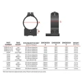 Inele Luneta Warne Scope Mounts Set Ring Weaver 34mm, Obiectiv 30-42mm Inele Luneta Warne Scope Mounts Set Ring Weaver 34mm, Obiectiv 30-42mm