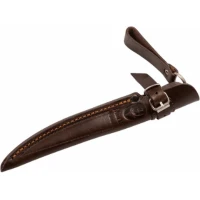 Teaca Muela Leather Sheath For 15-m Folder, Brown