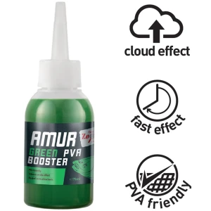 Atractant Lichid Carp Zoom R2 PVA Green Booster, Amur, 75ml  Atractant Lichid Carp Zoom R2 PVA Green Booster, Amur, 75ml