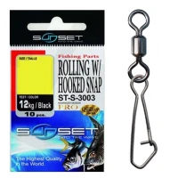 Agrafa Vartej Sunset St Rolling Hooked Snap St-s-3003 Nr10 12kg Agrafa Vartej Sunset St Rolling Hooked Snap St-s-3003 Nr10 12kg