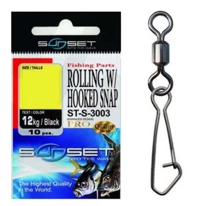 Agrafa Vartej Sunset ST Rolling Hooked Snap ST-S-3003 Nr10 12kg Agrafa Vartej Sunset ST Rolling Hooked Snap ST-S-3003 Nr10 12kg