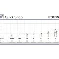 Agrafa ZEOX Quick Snap 201BN, Nr.00, 9kg, 10buc/pac Agrafa ZEOX Quick Snap 201BN, Nr.00, 9kg, 10buc/pac