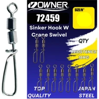 Agrafa Cu Vartej Dublu Owner Amaz 72459 Sinking Hook W Crane Nr.12, 26kg, 9buc/pac