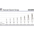 Agrafa cu Vartej ZEOX Swivel Quick Snap 221BN, Nr.4, 25kg, 8buc/pac Agrafa cu Vartej ZEOX Swivel Quick Snap 221BN, Nr.4, 25kg, 8buc/pac