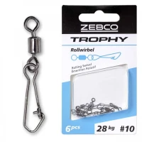 Vartej Agrafa Zebco Trophy Rolling Swivel No.8 28mm Vartej Agrafa Zebco Trophy Rolling Swivel No.8 28mm