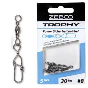 Vartej Agrafa Zebco Trophy Safety Power Swivel No.10 34mm Vartej Agrafa Zebco Trophy Safety Power Swivel No.10 34mm