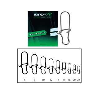 AGRAFA MAVER MV-R DUO LOOK SPIN STEEL NR.8 80kg 5/plic AGRAFA MAVER MV-R DUO LOOK SPIN STEEL NR.8 80kg 5/plic