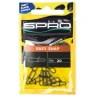 AGRAFA SPRO FAST LOCK MATT BLACK NR 1 20 BUC 9KG AGRAFA SPRO FAST LOCK MATT BLACK NR 1 20 BUC 9KG