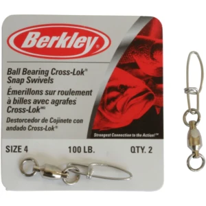 Agrafa BERKLEY Cu Vartej Cu Rulment McMahon Ball Bearing Swivels, Nr.6, 2buc/pac