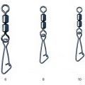 Agrafa cu Vartej Dublu NYTRO Feeder Swivel + Hooked Snap, Nr.6, 8buc/pac Agrafa cu Vartej Dublu NYTRO Feeder Swivel + Hooked Snap, Nr.6, 8buc/pac