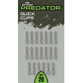 Agrafa Fox Rage Predator Quick Clips Large, 20buc/pac Agrafa Fox Rage Predator Quick Clips Large, 20buc/pac