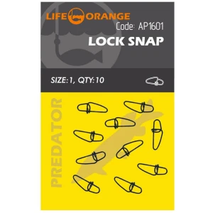 Agrafa Snap Orange Lock Snap No.000, 10buc/pac