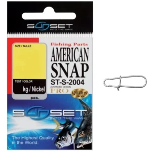 Agrafa Sunset ST-S-2004 American Snap, 25kg, Nr.2, 15buc/plic Agrafa Sunset ST-S-2004 American Snap, 25kg, Nr.2, 15buc/plic