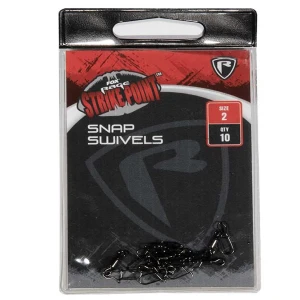 Agrafe Vartej Fox Rage Strike Point Snap Swivel Nr.2, 10buc Agrafe Vartej Fox Rage Strike Point Snap Swivel Nr.2, 10buc