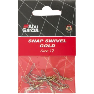 Agrafa ABU GARCIA Snap Swivels Gold, Nr.10, 10buc/pac Agrafa ABU GARCIA Snap Swivels Gold, Nr.10, 10buc/pac