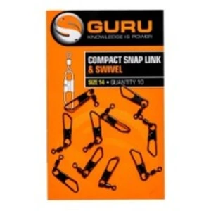 Agrafa Cu Vartej GURU Compact Snap Link & Swivel, Size.14, 10buc/pac