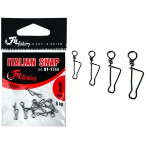 Agrafa FILFISHING Filex Italian Snap, Marime M, 10buc/pac