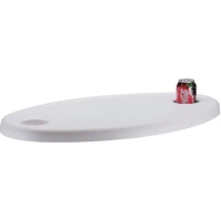 Blat De Masa Oval Pentru Barca Trem, 75x50cm