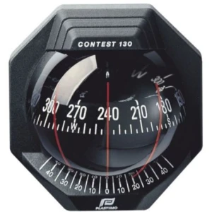 Busola PLASTIMO Contest 130, Gehause Schwarz, Einbaukompass, 1buc/pac