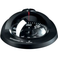 Busola PLASTIMO Offshore 95 Einbaukompass Horis Schwarz Flach, 1buc/pac