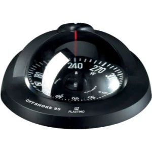 Busola PLASTIMO Offshore 95 Einbaukompass Horis Schwarz Flach, 1buc/pac