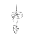 Curea Ridicare Motor TREM PowerLift pana la 15CP Curea Ridicare Motor TREM PowerLift pana la 15CP