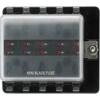 Cutie Pentru Sigurante Auto Cu Led Allroundmarin, 10 Circuite