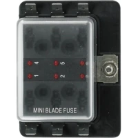 Cutie Pentru Sigurante Auto Cu Led Allroundmarin, 6 Circuite