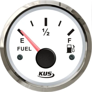 Indicator Nivel Combustibil KUS NMEA 2000, 52mm, Alb