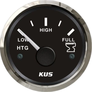 Indicator Nivel Rezervor Ape Uzate KUS NMEA 2000, 52mm, Negru